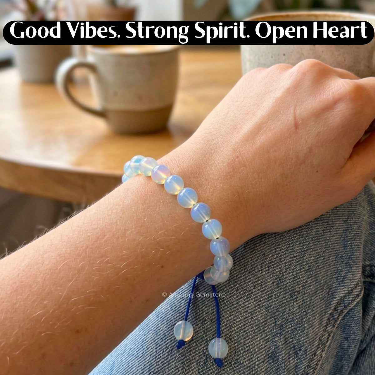 Opalite Bracelet for Women Men's Gifts (Opalite)