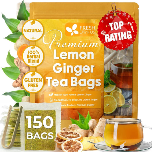 Premium Lemon Ginger Tea (1 Count)
