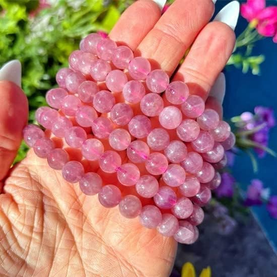 About 180 Pcs Rose Quartz Beads for Jewelry Making 4 MM Rose Quartz Gemstones Loose Stone Beads (Rose Quartz / 4MM, about 180pcs)