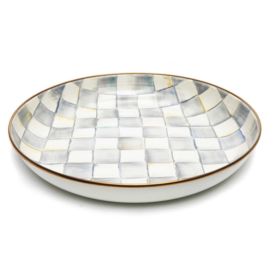 Enamel Abundant Bowl (Sterling Check)