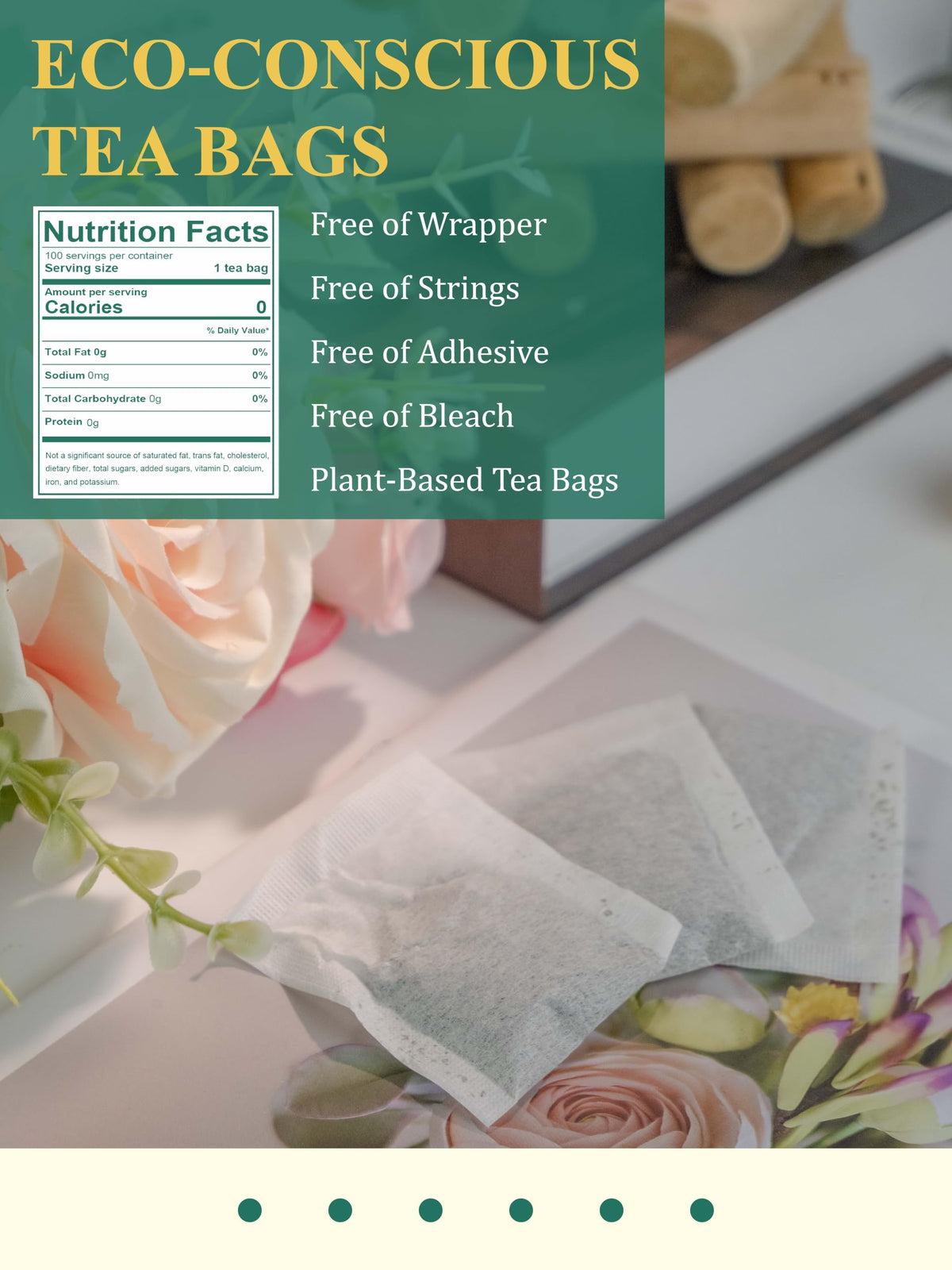 Organic Jasmine Green Tea Bags