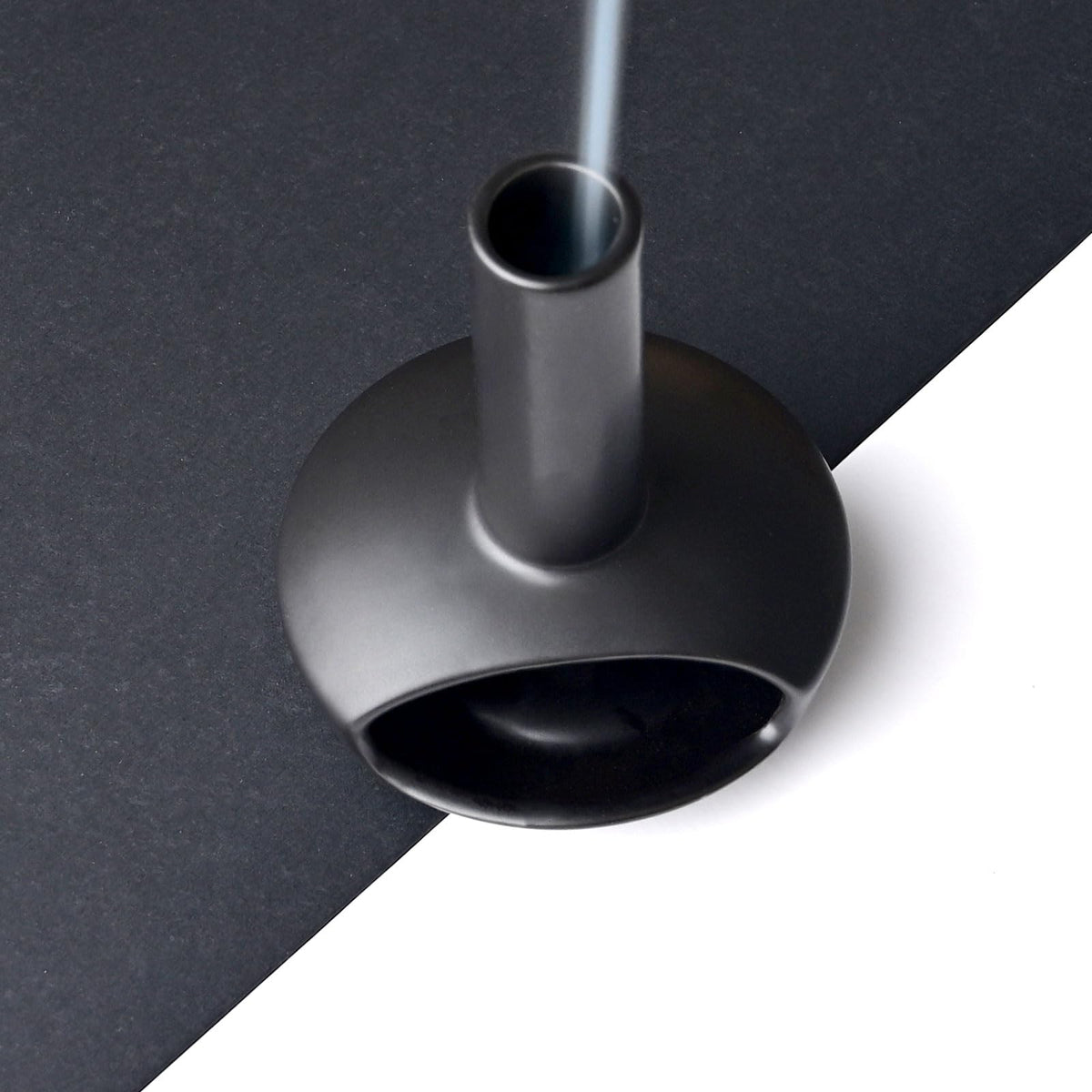 Mini Chimney Incense Burner (Round Bottomed Palo - Black)