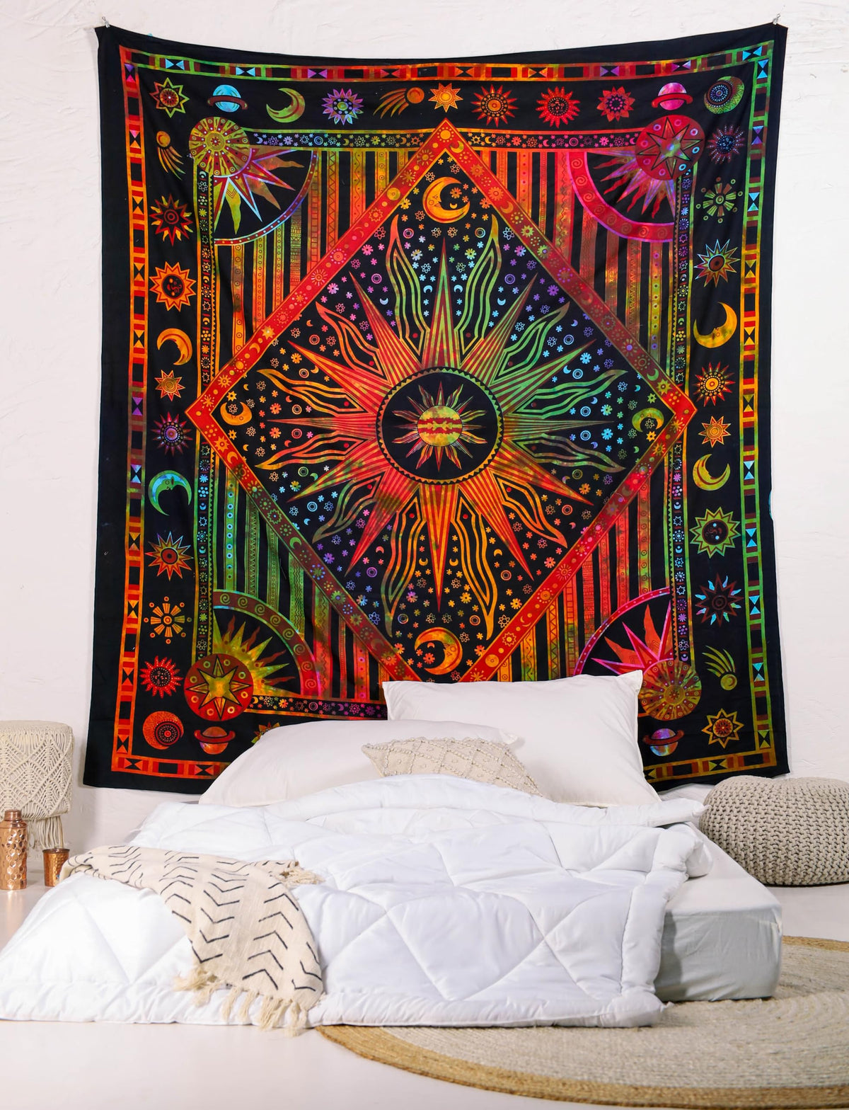 Celestial Tie (Rainbow / 83"L x 55"W)