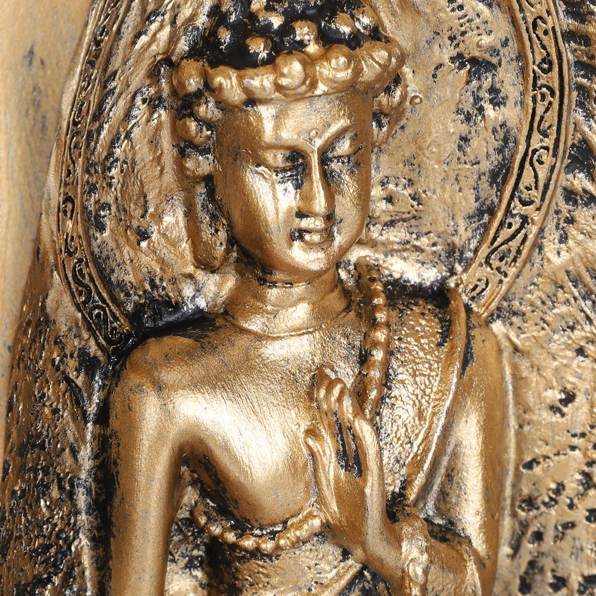 Buddha Hand Statue Set 2Pcs (Gold)