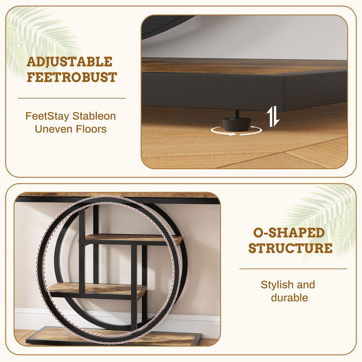Entryway Table for Foyer (Brown 1 / 47.2"W)