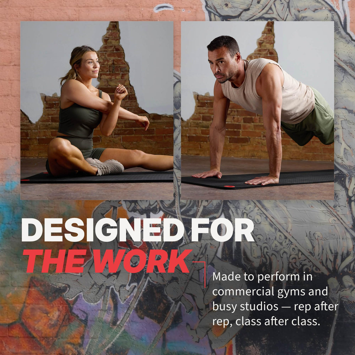 Hanging Exercise Mats 6 (Black)