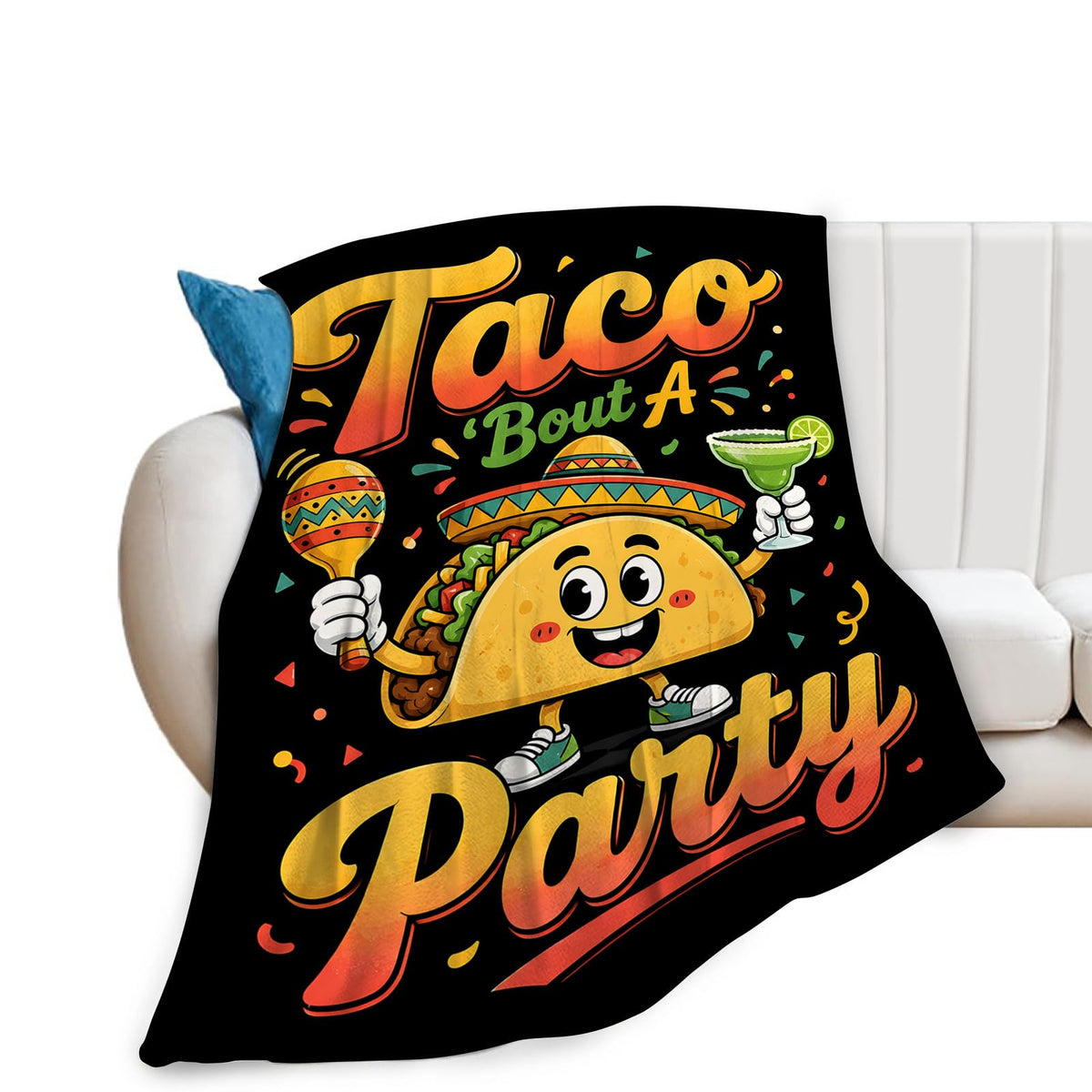 Funny Taco Blanket (60"x80" / Taco)