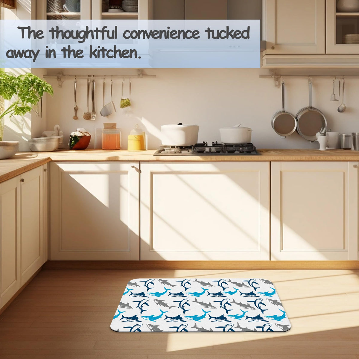 Cute Shark Bathroom Rug 29.5"x17" (Cute Shark)