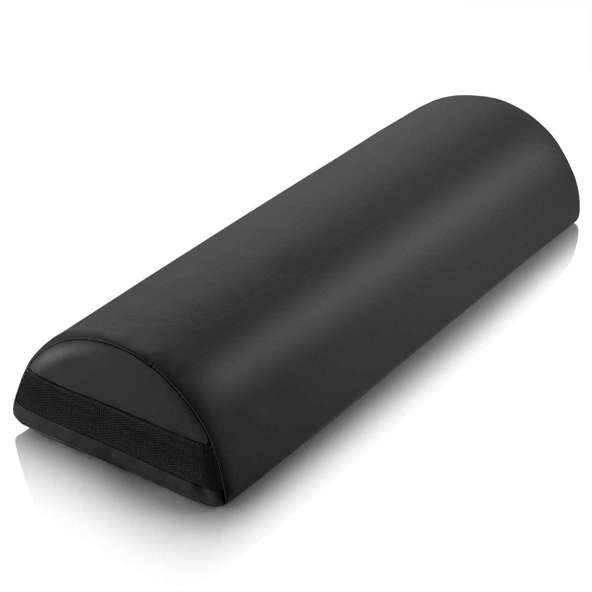 Jumbo Half Round Massage Table Bolster Under (Black)