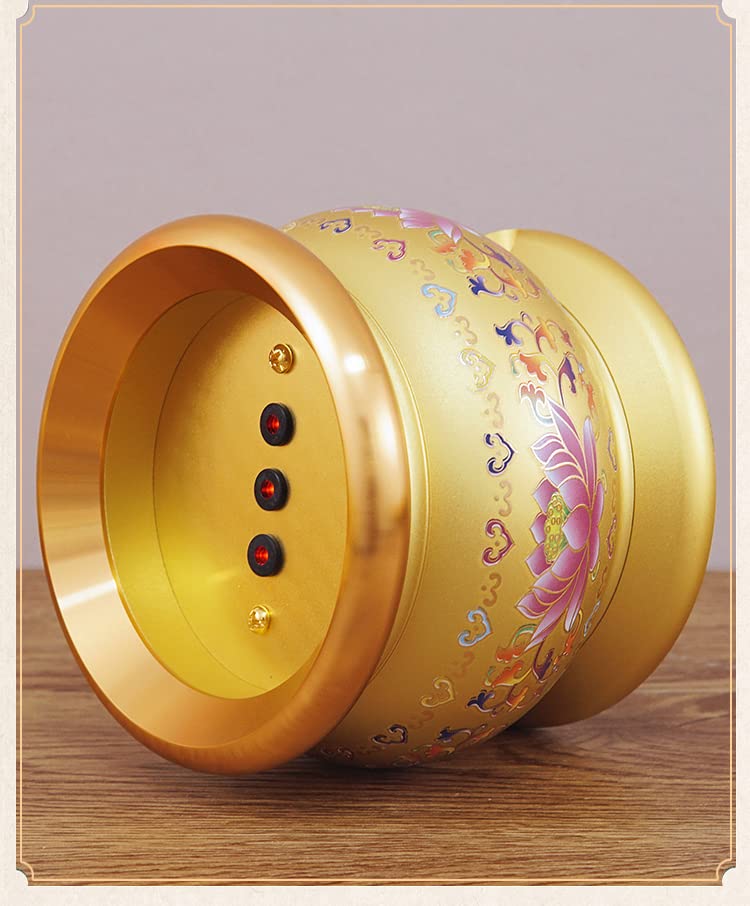 Copper Alloy LED Electric Incense Burner (Pink Gold)