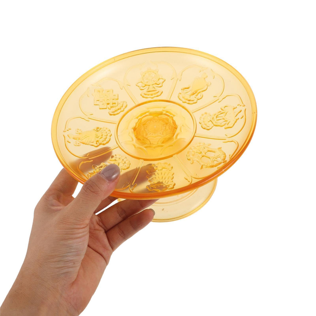 Buddhist Fruit Plate (18.00X18.00X9.00CM)