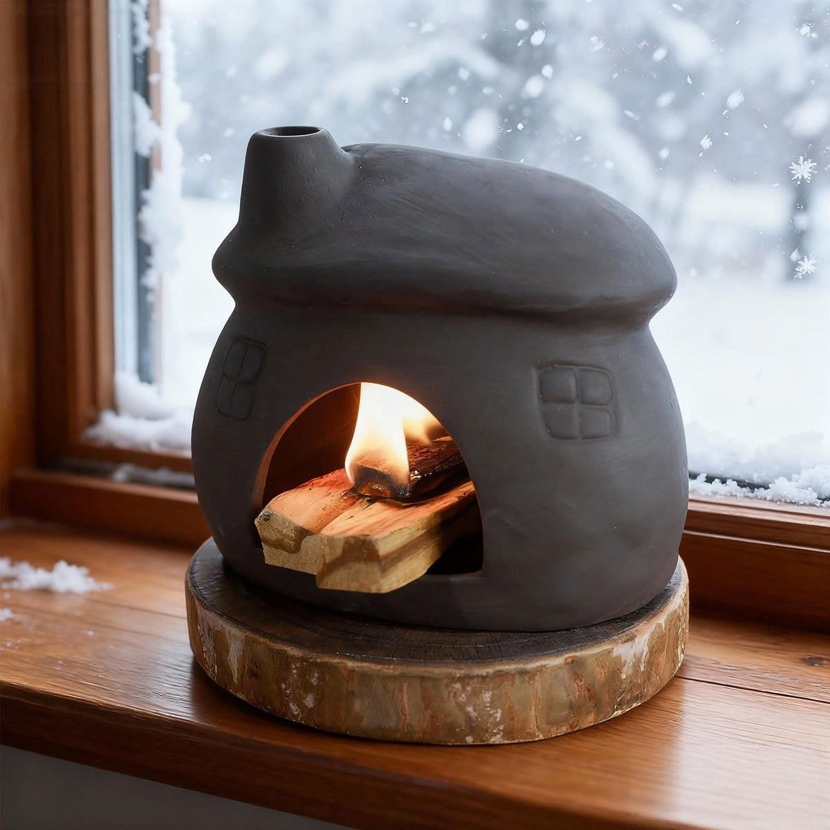 Palo Santo Burner (Black)
