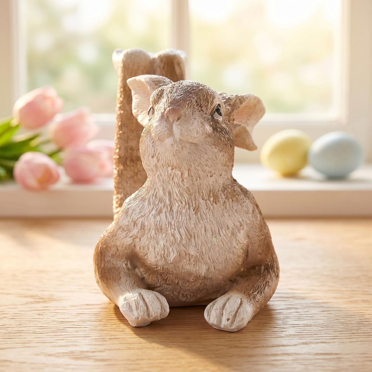 Yoga Bunny Figurines Resin Rabbit Statue Meditation Decor Zen Garden Decor Outdoor Easter Bunnies Decor Small Garden Statues for Outside Home and Outdoor Bunny Decor Yard (Lying)