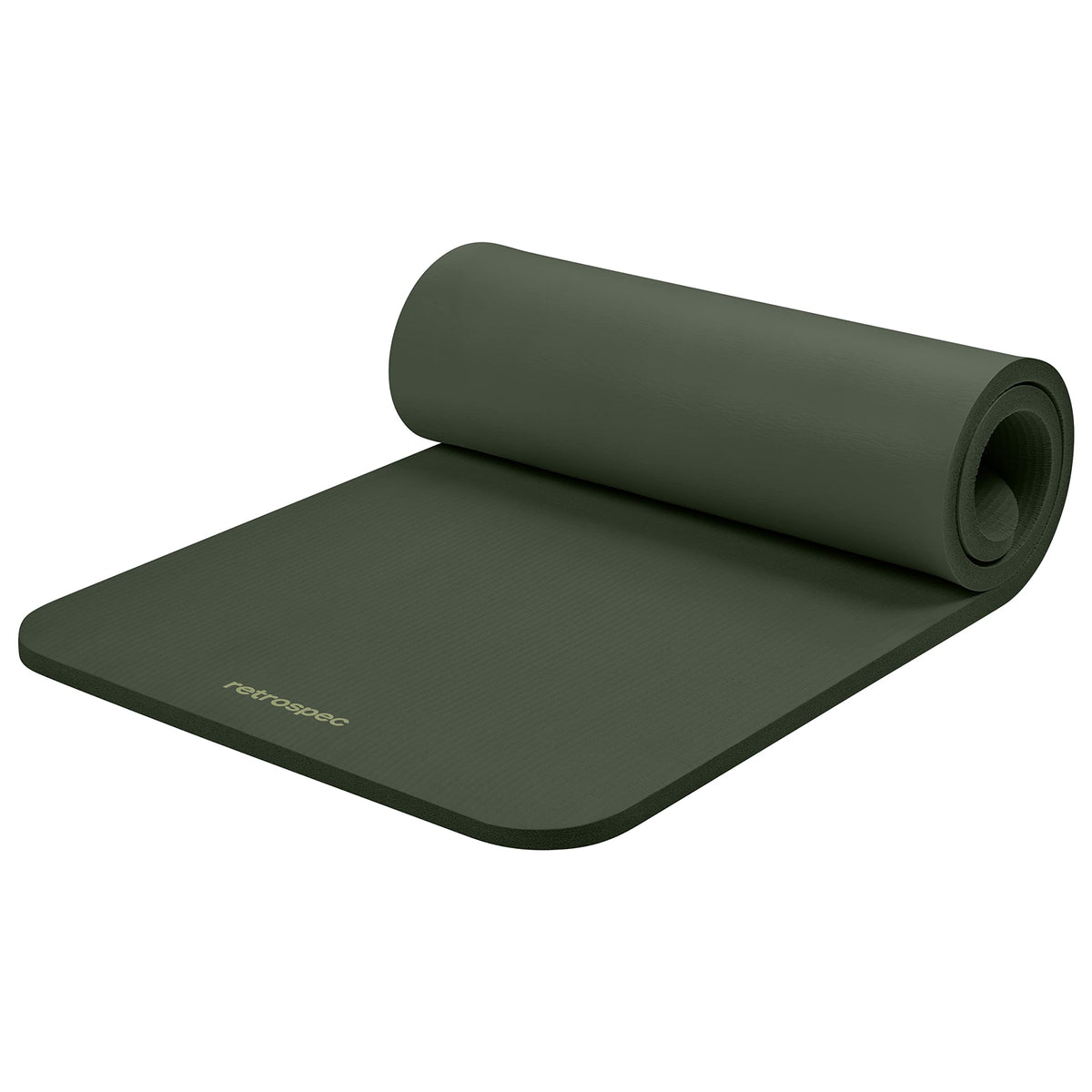 Solana 1" Extra Thick Yoga Mat Non Slip Exercise Mat w (Wild Spruce / 1 inch)
