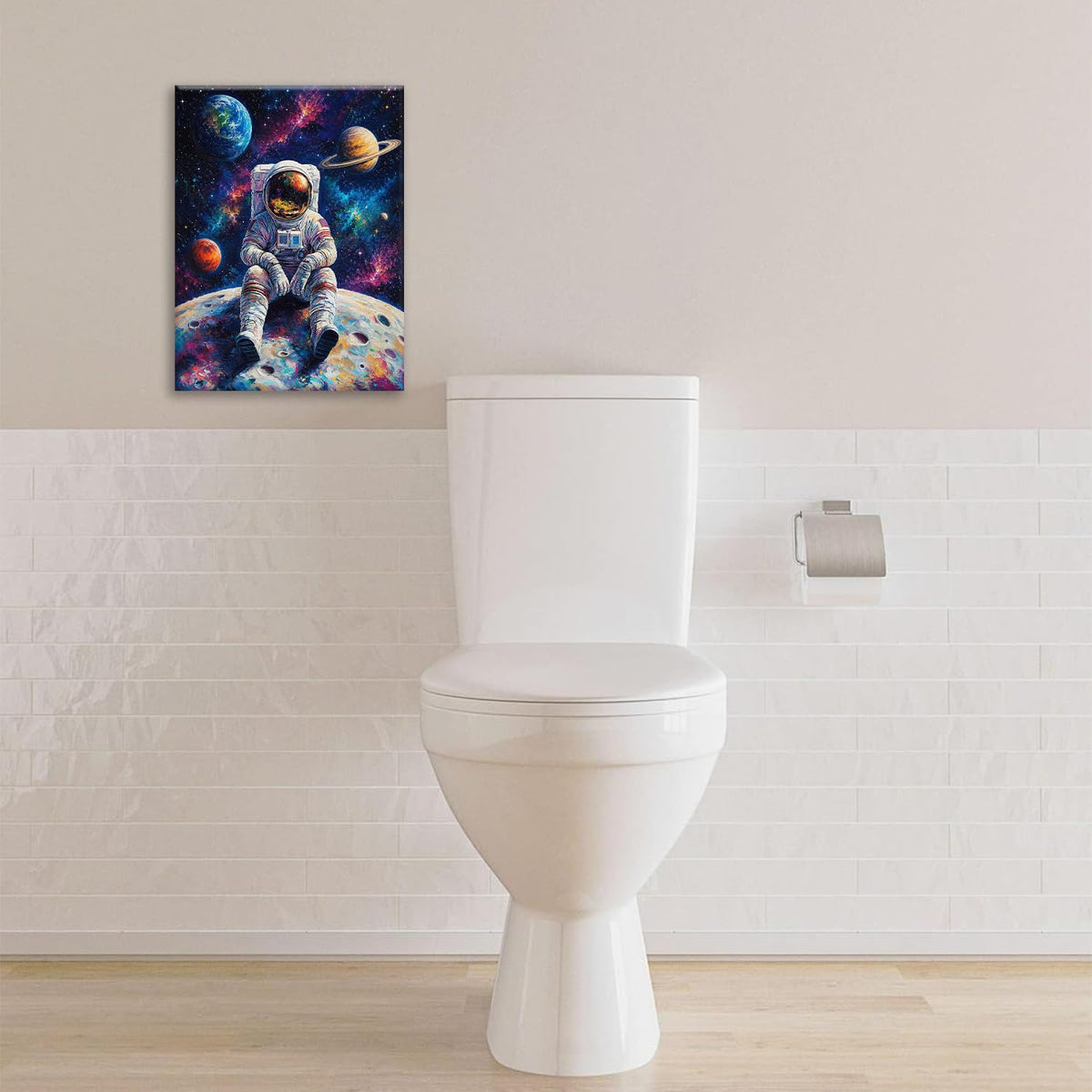Astronaut Wall Art (Astronaut 1 / 20L" x 24W")