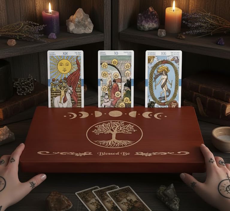Altar Table Tarot Card Holder (The Tree of Life, Tarot Card Holder)