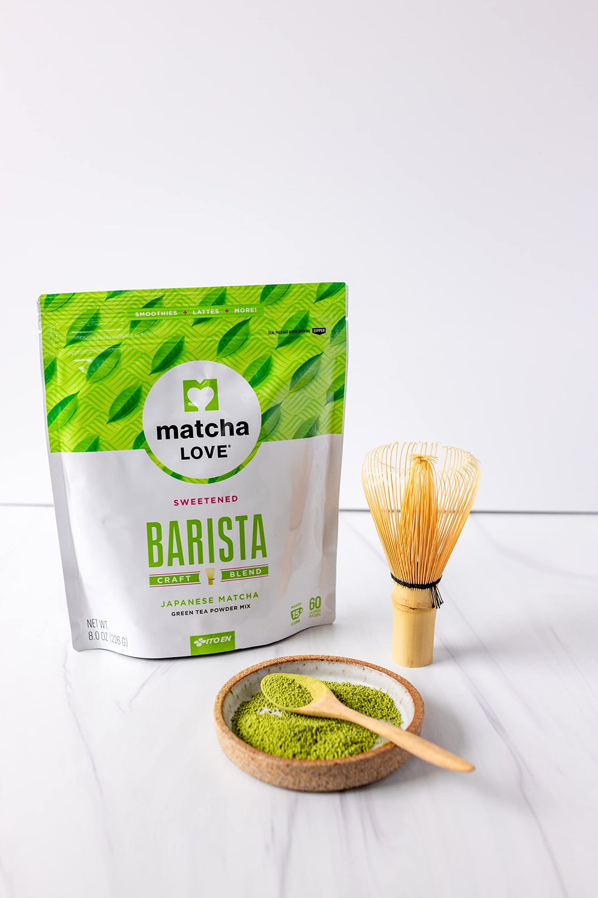 Green Tea Powder Packet (8 Ounce (Pack of 1))
