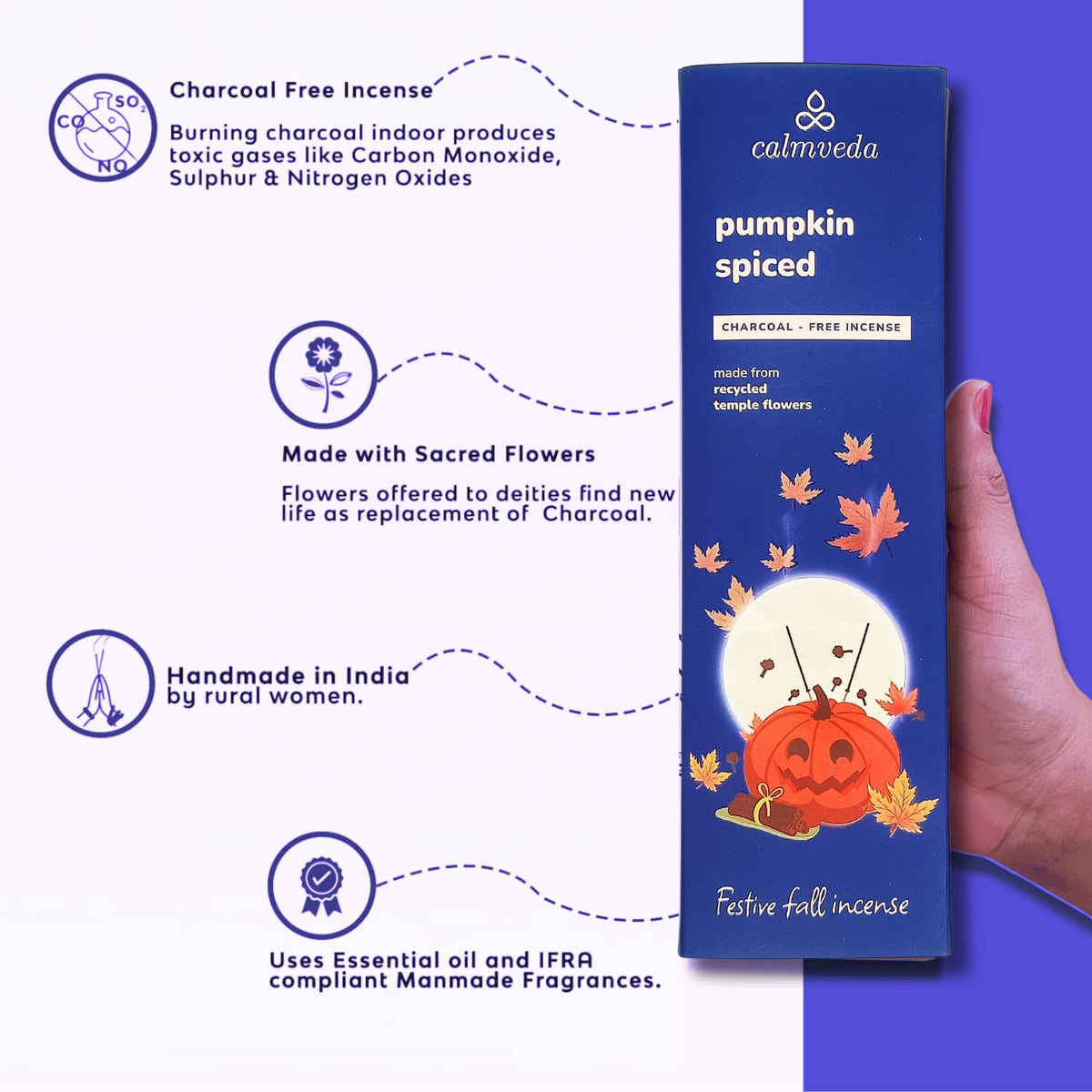 Halloween Pumpkin Spice Incense Sticks Fall