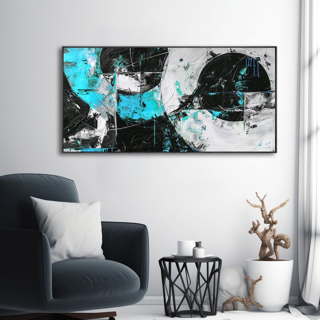 Modern Abstract Wall Art (58"L x 29"W / Abstract 02)