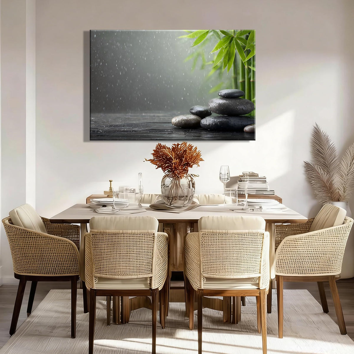Framed Canvas Wall Art (Pictures9 / 36"L x 24"W)