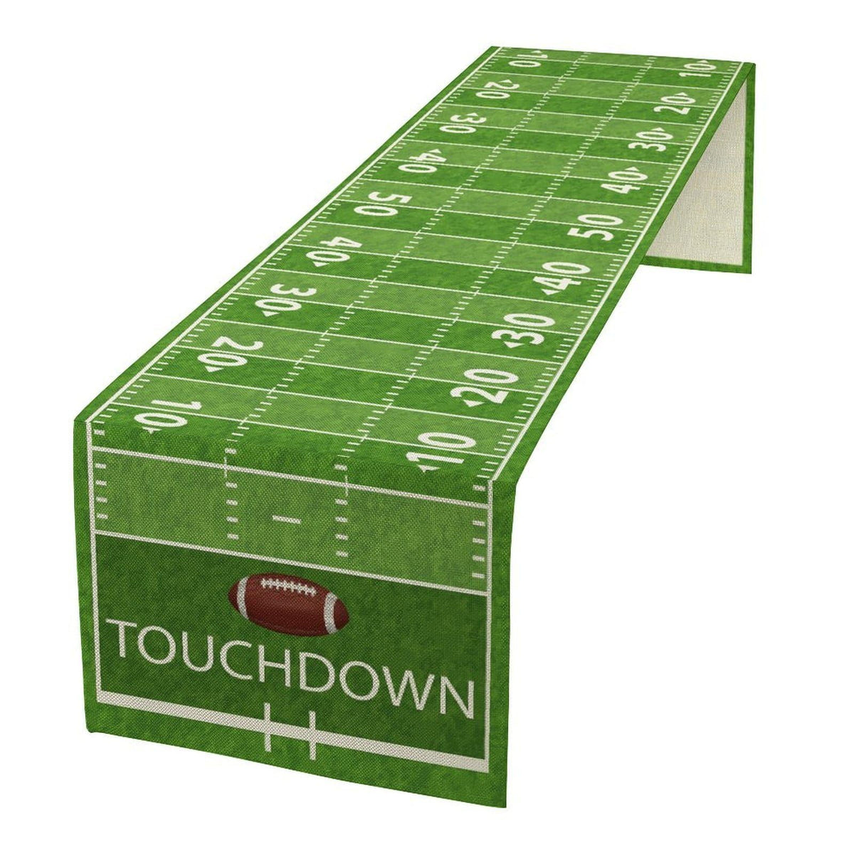 Football Table Runner (13x72inch / Green Football)