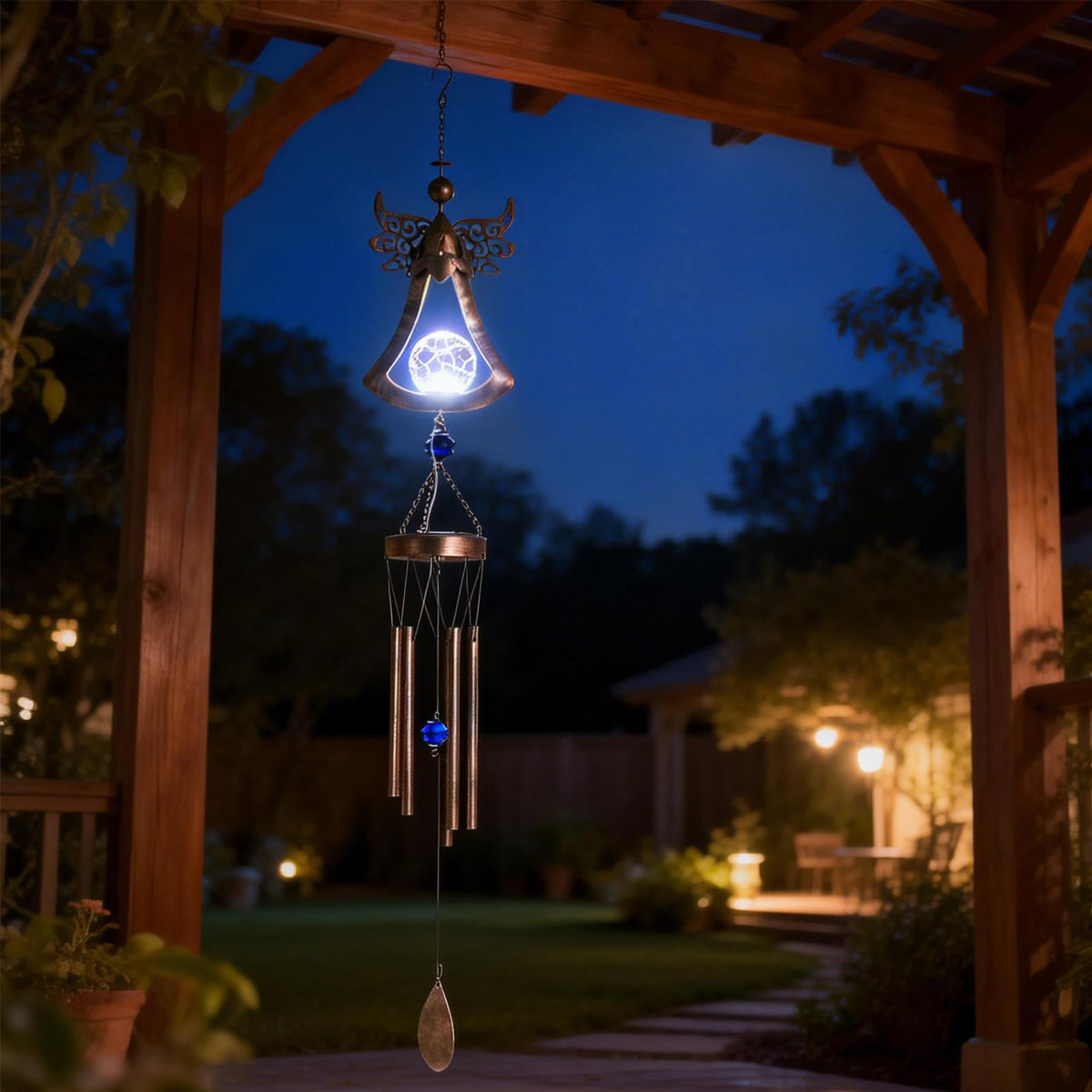 Solar Wind Chime for Outside (42")