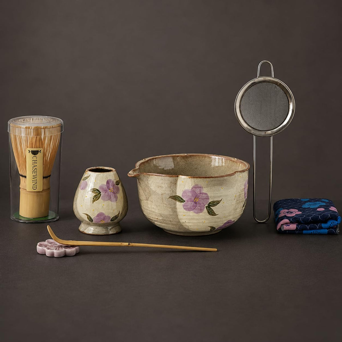 Matcha Whisk Set (Purple)