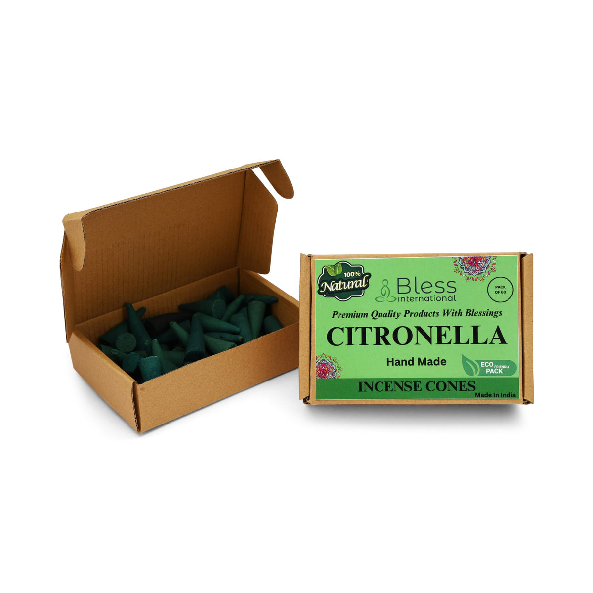 Citronella 100% (Citronella / Pack Of 60 Cones)