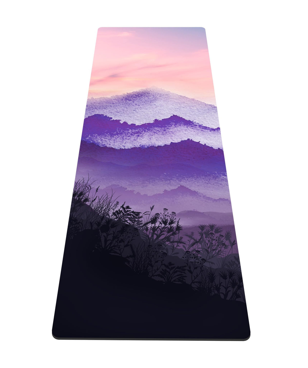 Yoga Mat Print Extra Thick TPE Non Slip Fitness Exercise Mat with Carrying Bag (DieXue)
