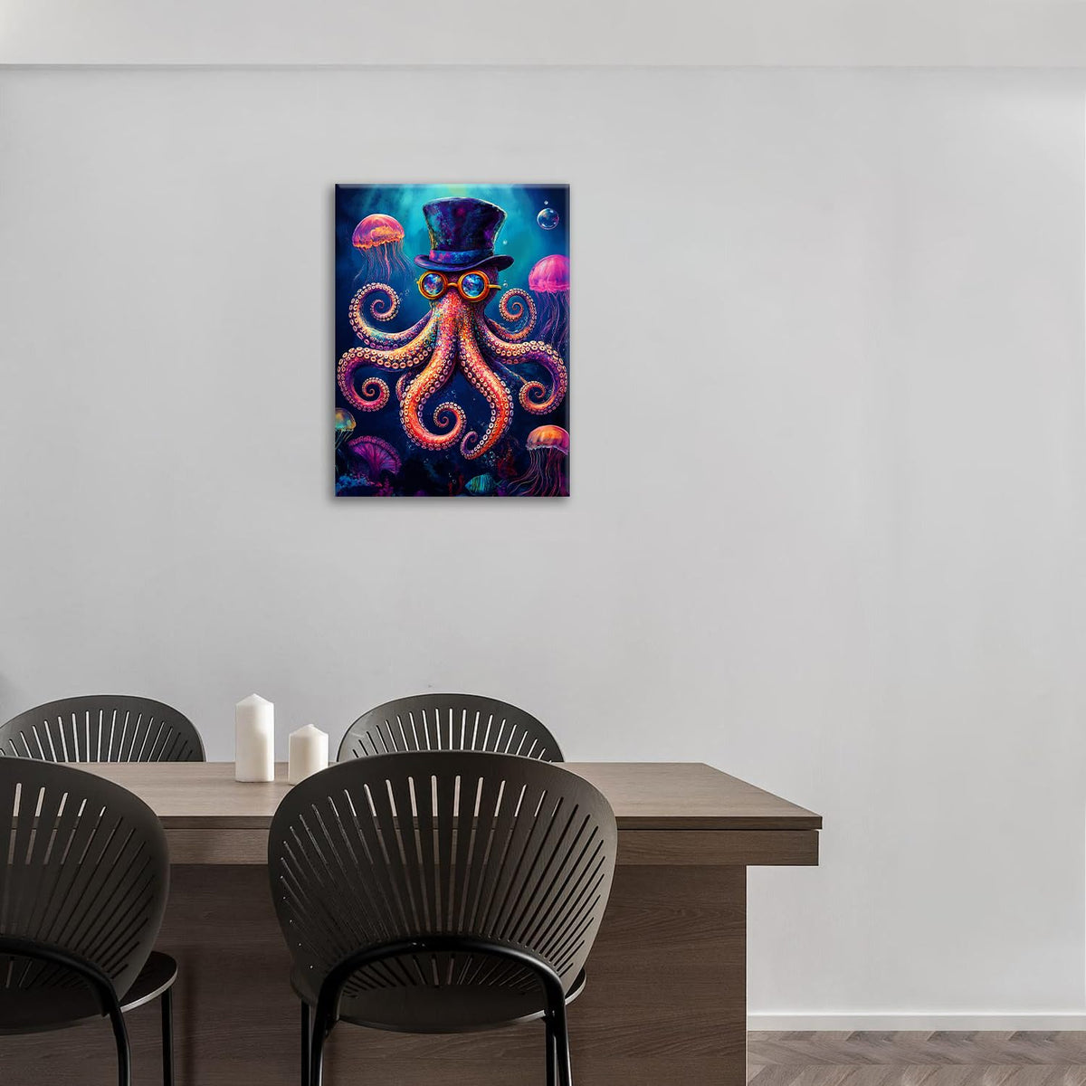 Octopus Wall Art (Octopus 1 / 20L" x 16W")