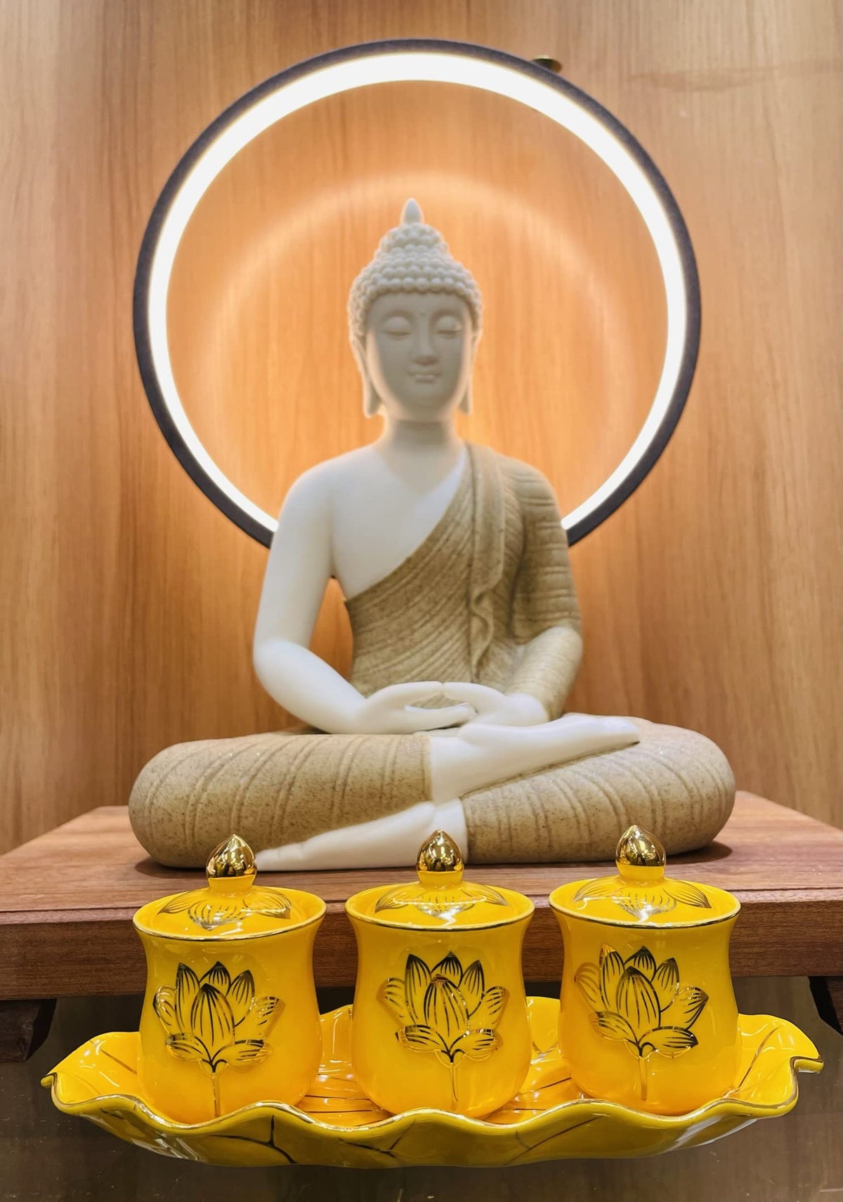 3 Altar Cups Set (Yellow)