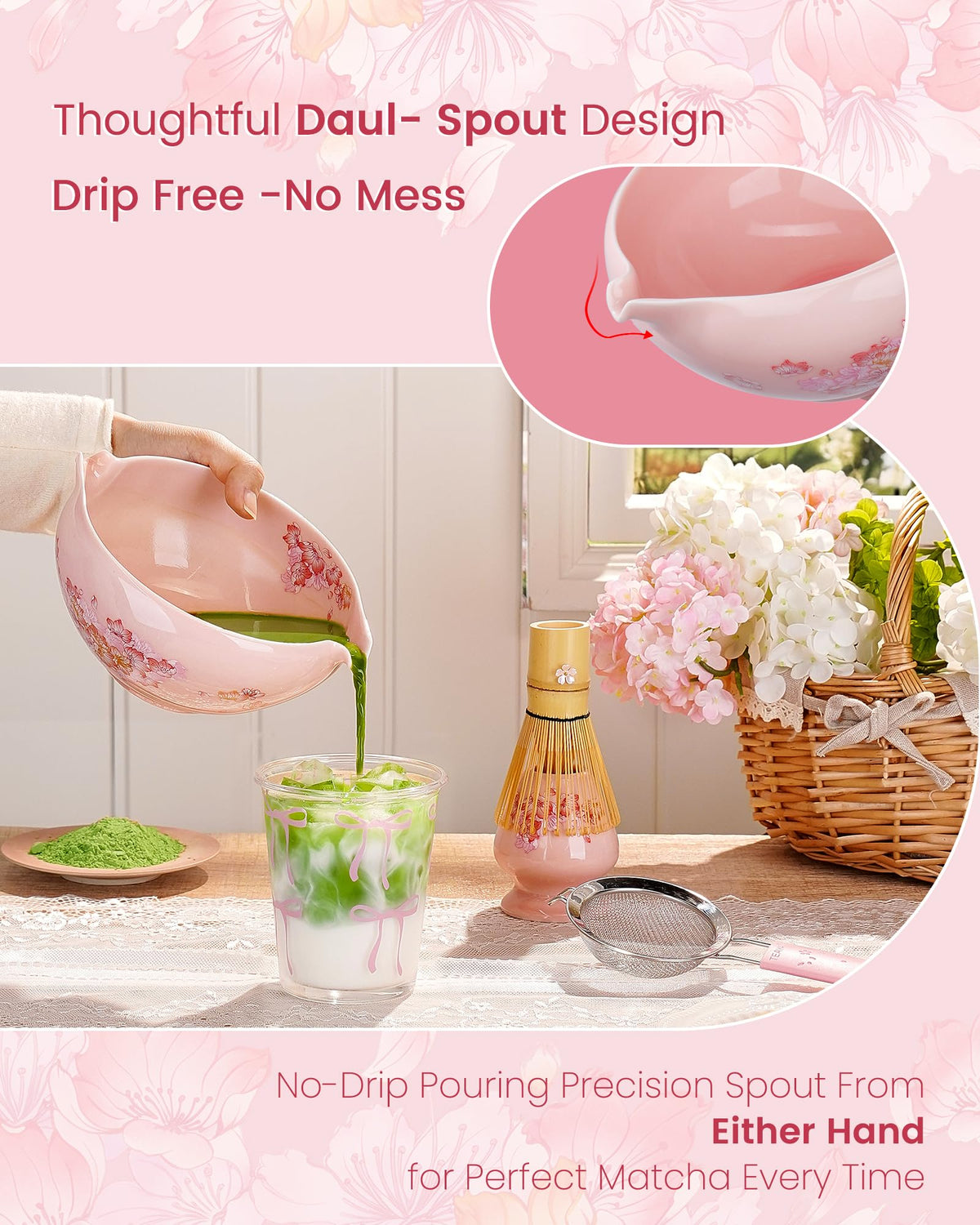 Matcha Whisk Set (03-Pale Pink)