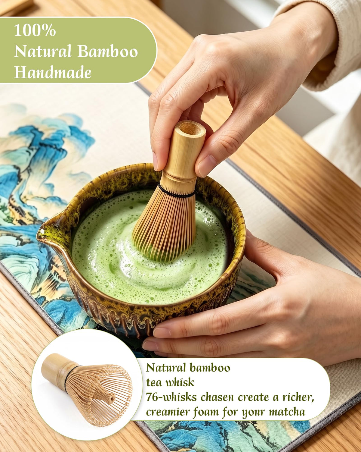 Matcha Whisk Set (Yellow)