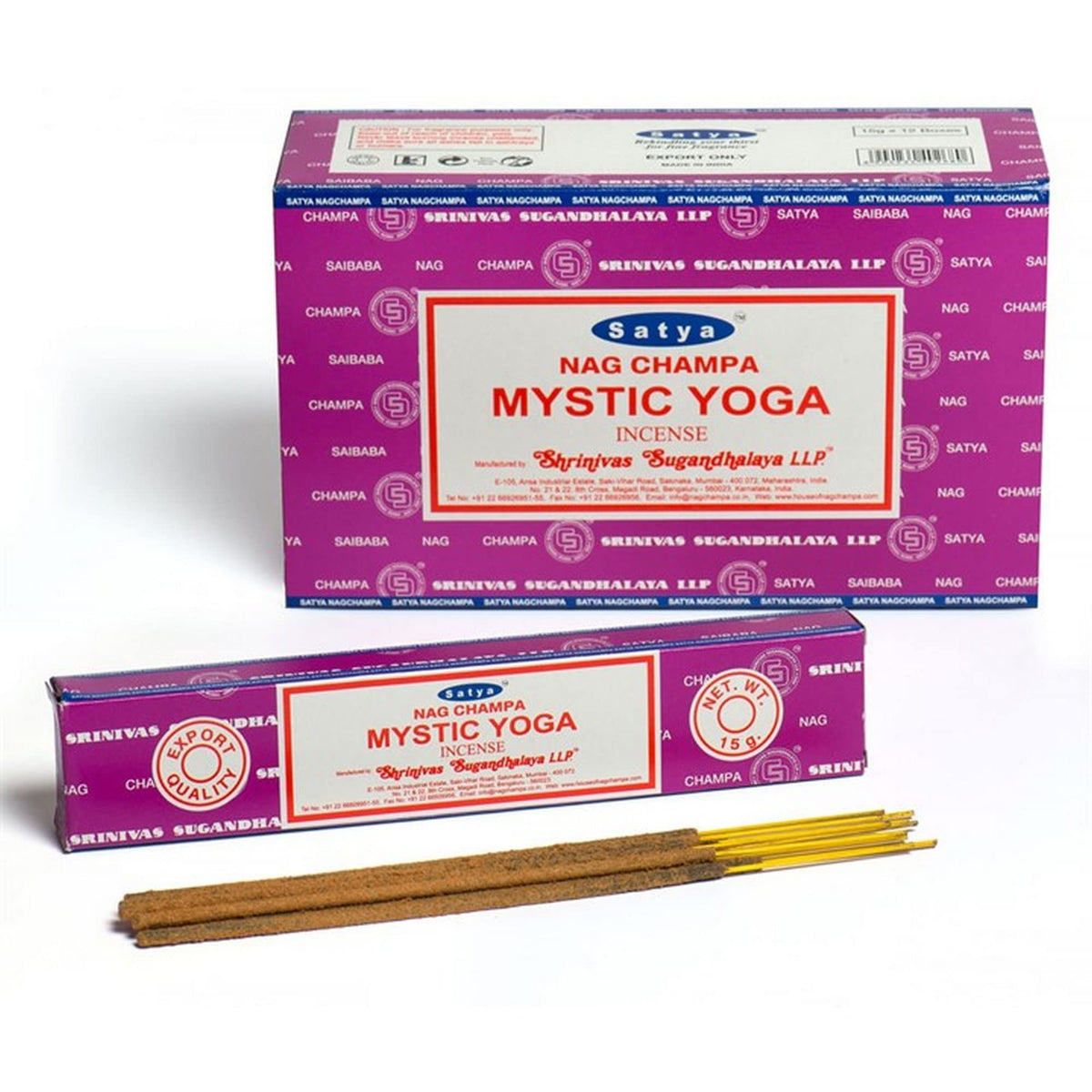 Incense Sticks (MYSTIC YOGA / Black)
