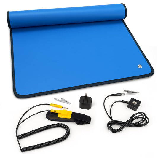 Portable Anti Static ESD Mat Kit (Standard Kit (No Bag, 11in Strap))