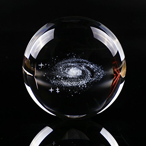 3D Crystal Ball Solar System Crystal Ball Modle Science Astronomy Gift Lamp (7pcs Solar System Crystal Ball)