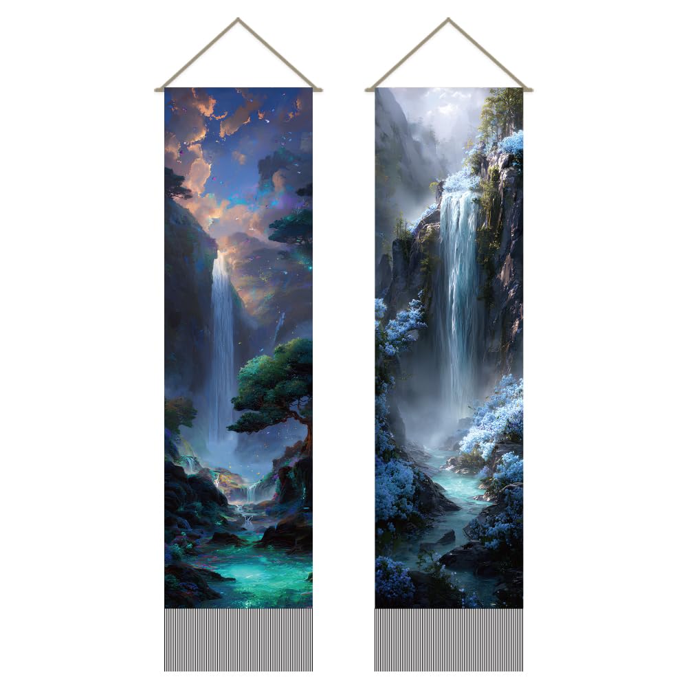 2Pcs Forest Tapestry (Multicolor-landscape)