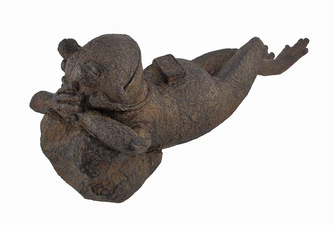 Sleeping Frog Garden Statue