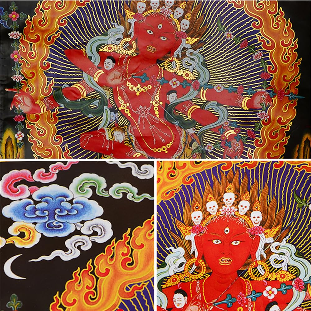 Kurukulla Thangka (Kurukulla / 47.2"L x 32.3"W)