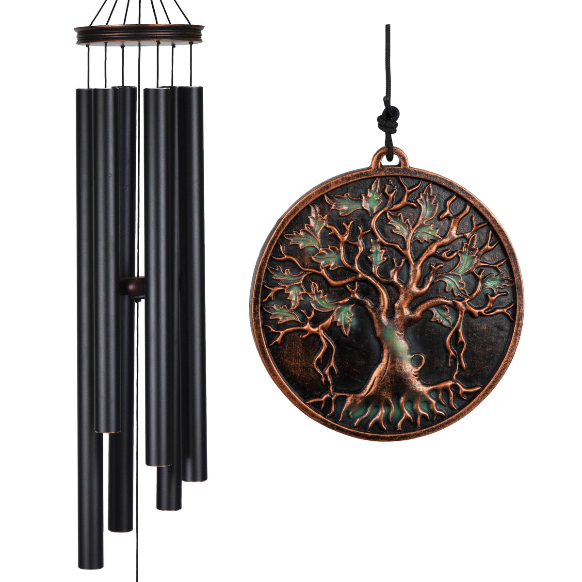 Large Wind Chimes for Outside Deep Tone (46" Tree of Life - A)