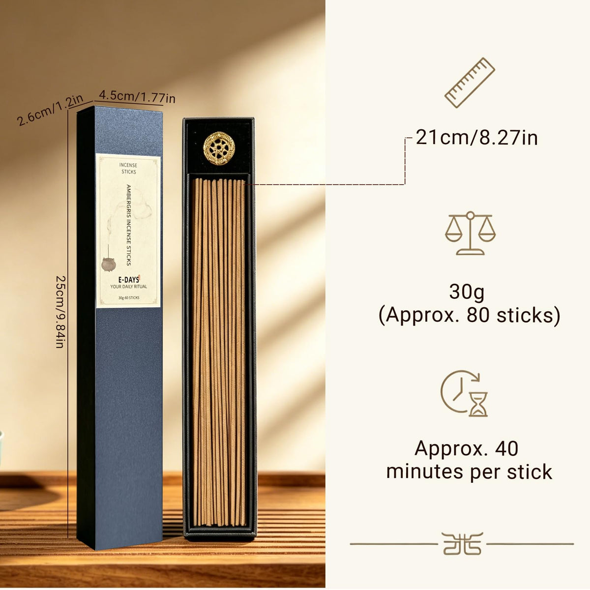 Ambergris Incense Sticks