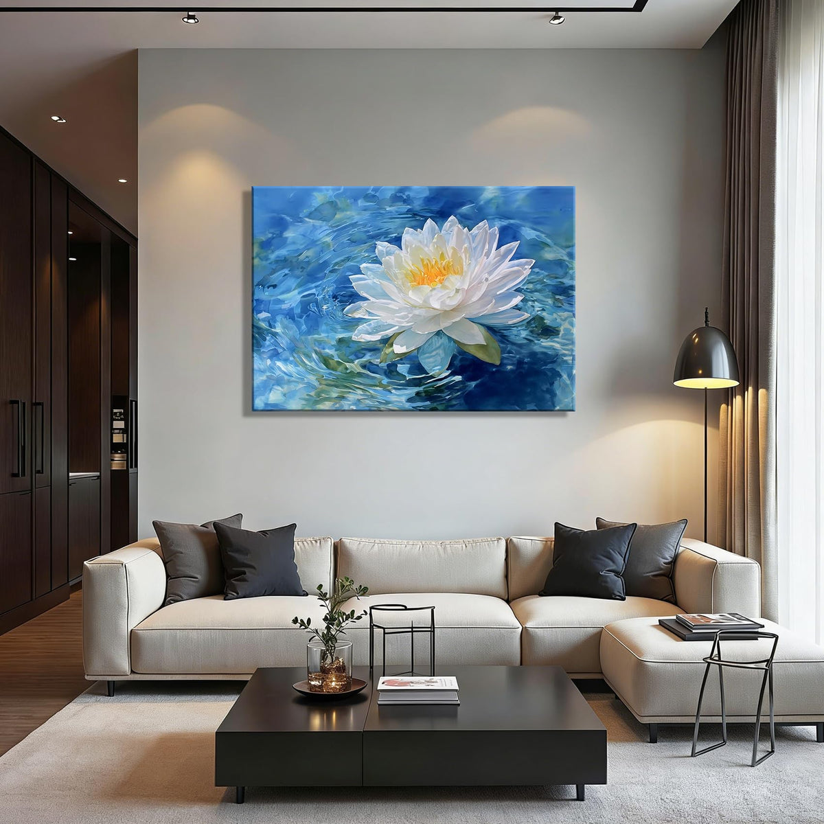 Framed Canvas Wall Art (Pictures10 / 30"L x 20"W)