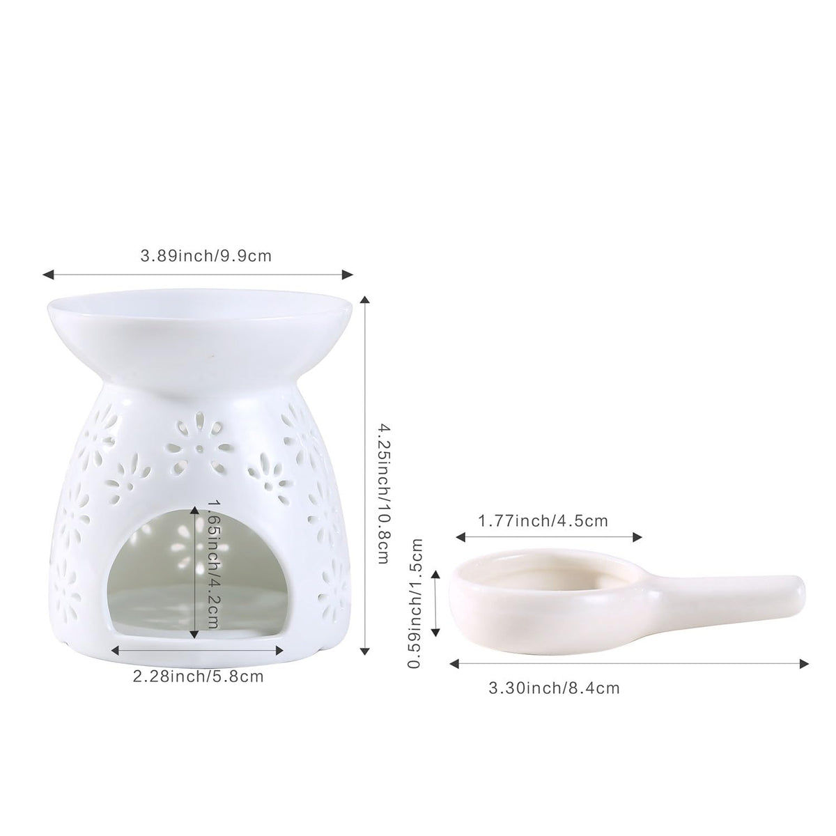 Ceramic Tea Light Candle Holder (Tea Light Candle Holder X 1)