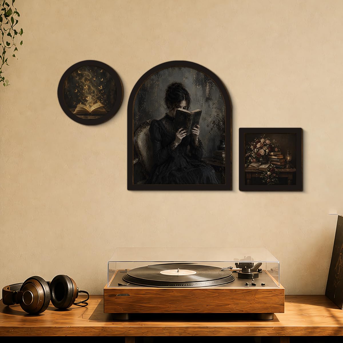 3 Pcs Dark Academia Wall Art Sign (Dark-04)