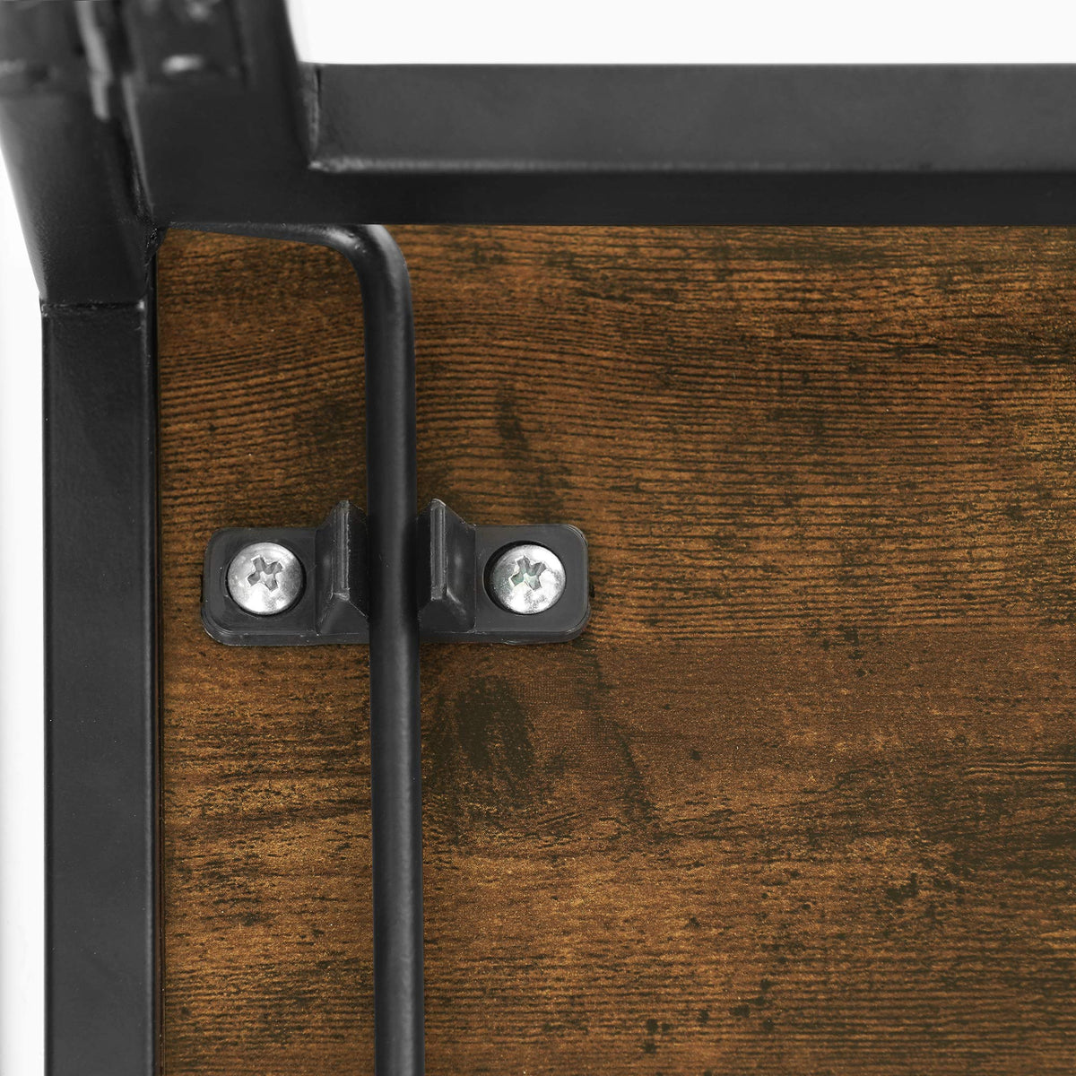 Riau No Tool No Assembly (Rustic Oak/Black / 39 inches)