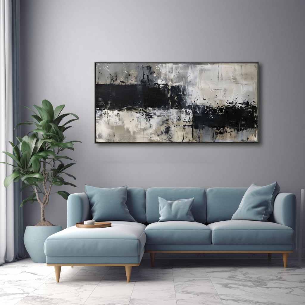 Abstract Canvas Wall Art (58"L x 29"W / Abstract 01)