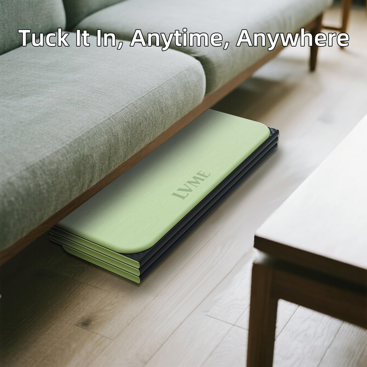 Foldable Yoga Mat (Green+Black)