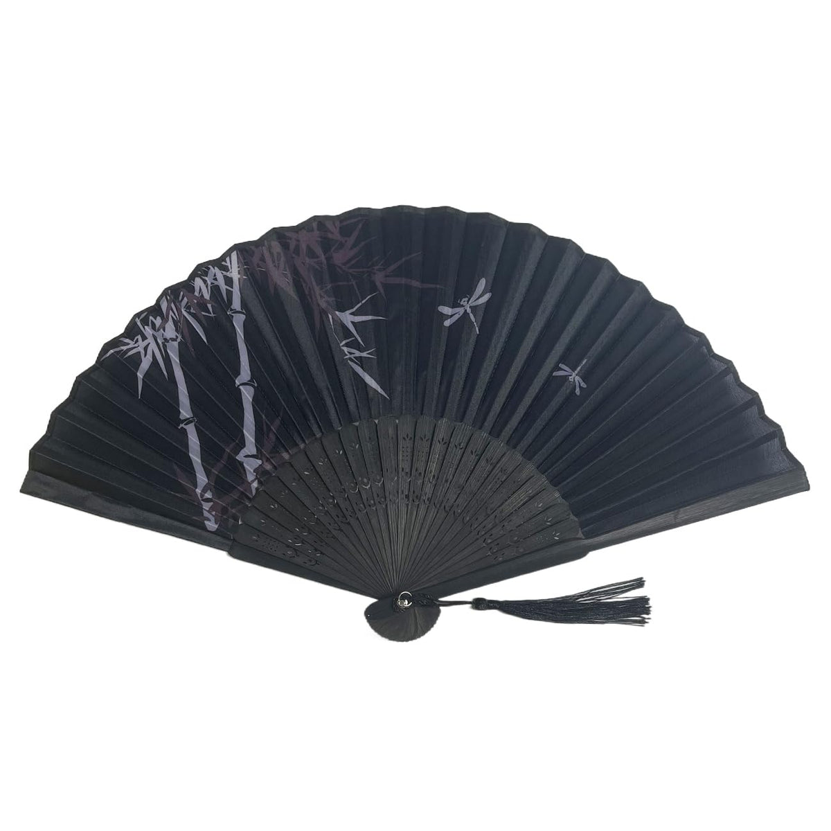 10pcs Japanese Fan Hand Portable Fan Handheld Chinses Fan Bamboo Fans Retro Fan Home Dancing Party Wedding Silk Bamboo (Multicoloured-10)