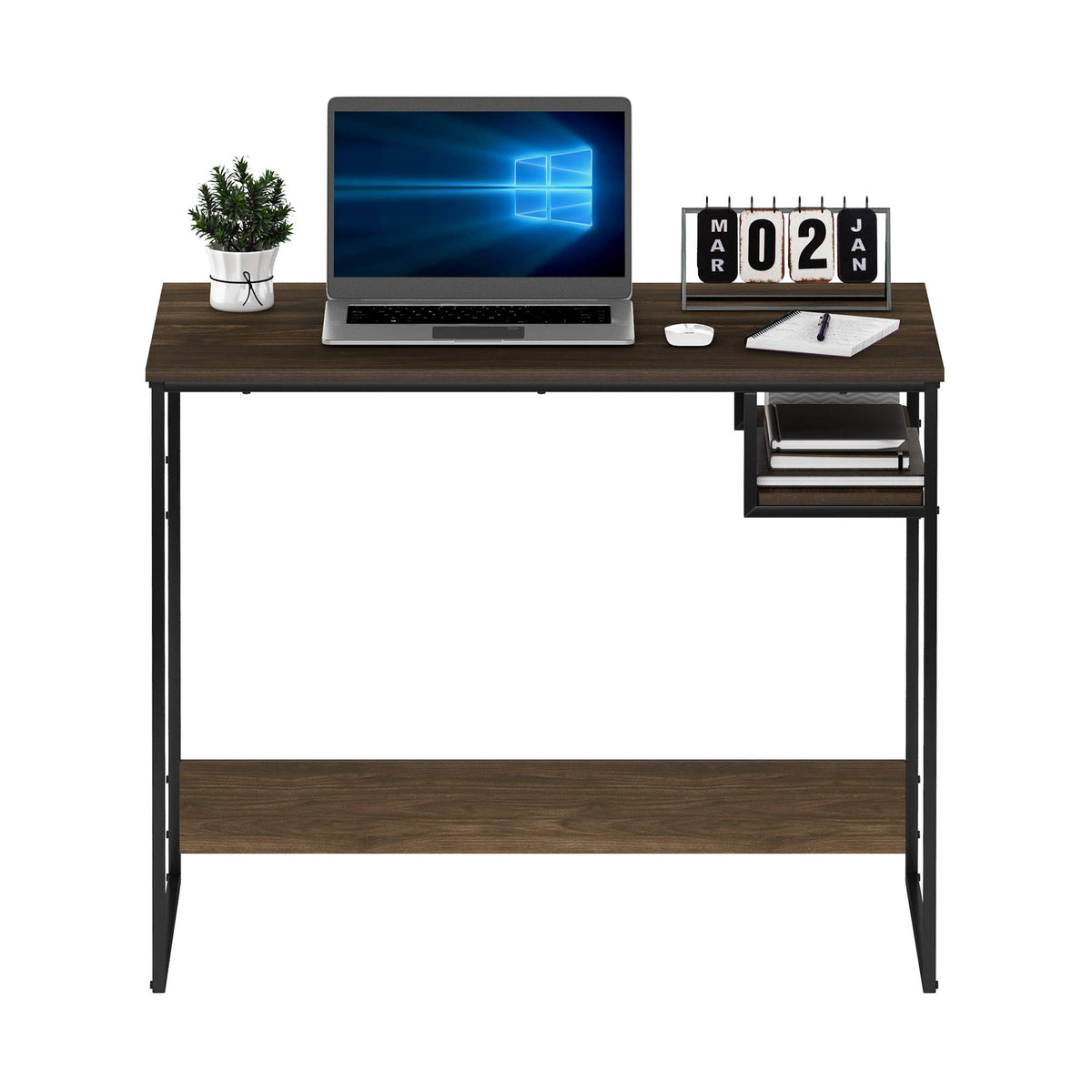 Moretti Lifestyle Study Desk (Columbia Walnut / 35 inches)