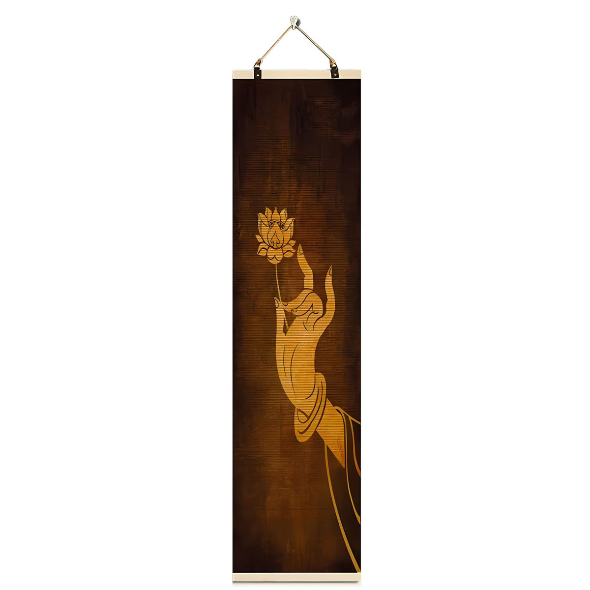 Natural Bamboo Blind Scroll Wall Art (Coldor-D01)
